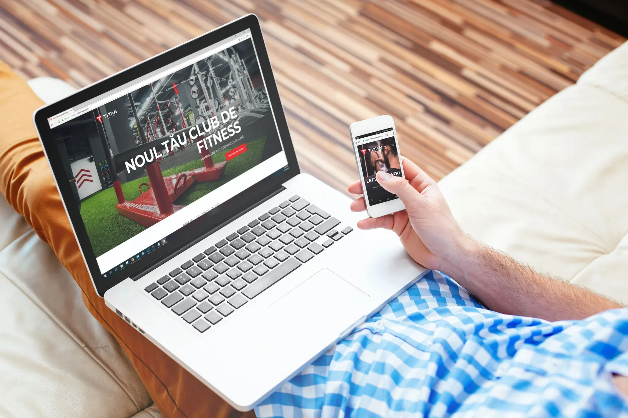 Screenshot website 1 pentru Titan Academy