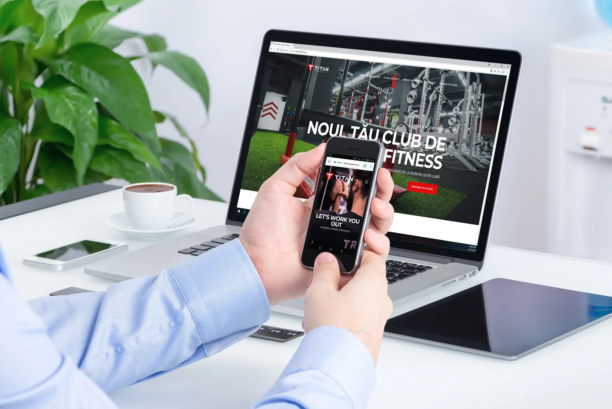 Screenshot website 2 pentru Titan Academy