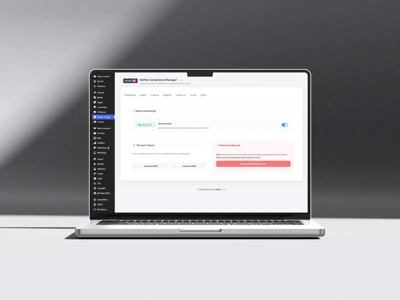 Consent & compliance pentru WordPress