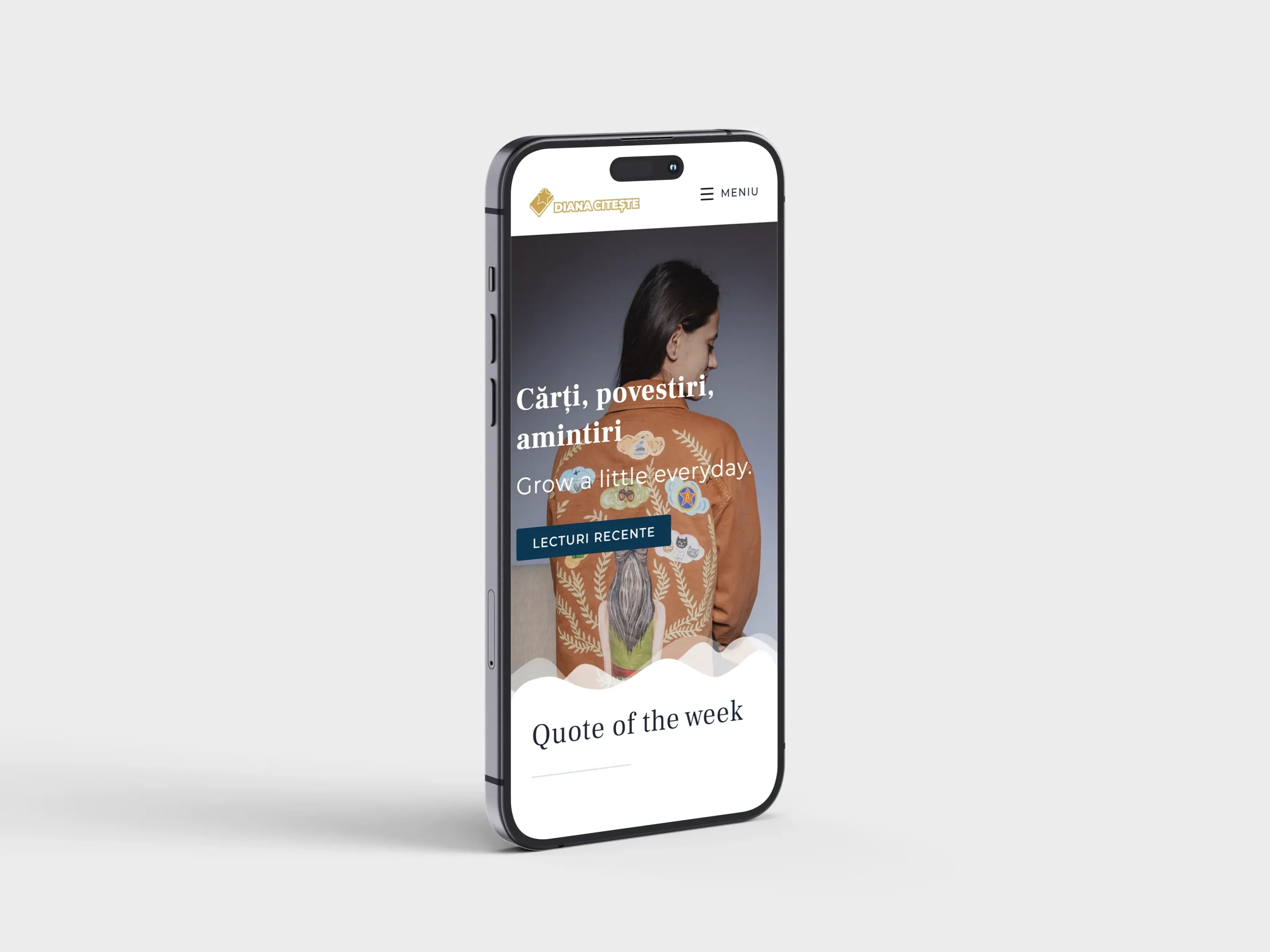 Screenshot website 7 pentru Diana Citește