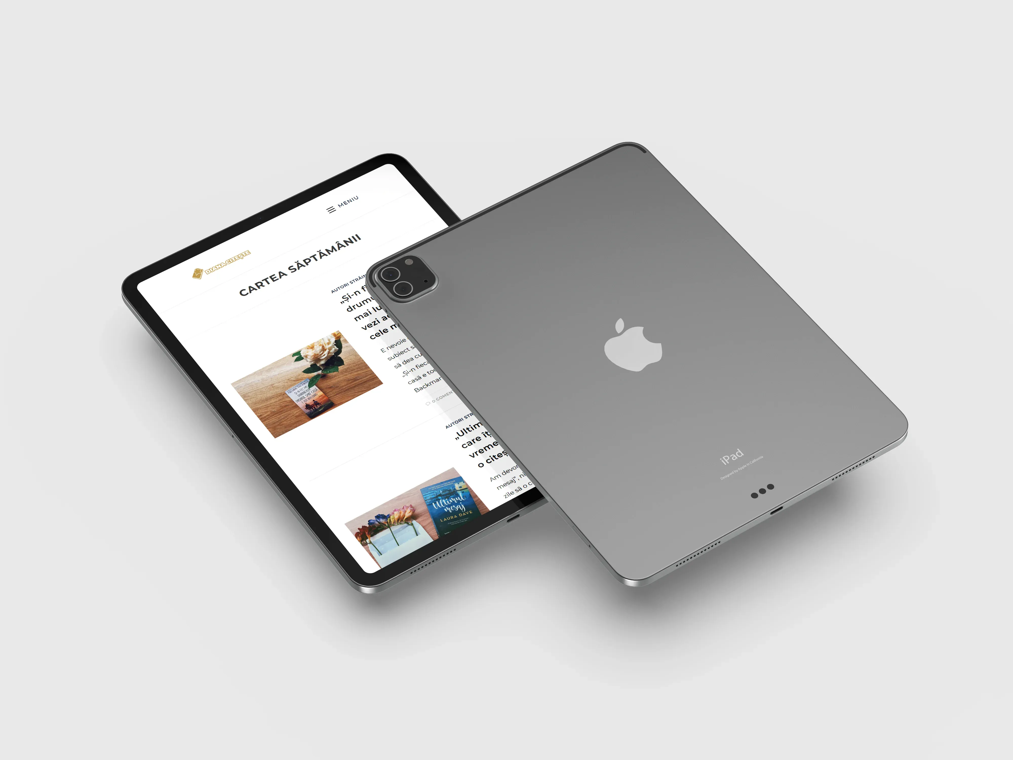 Screenshot website 6 pentru Diana Citește