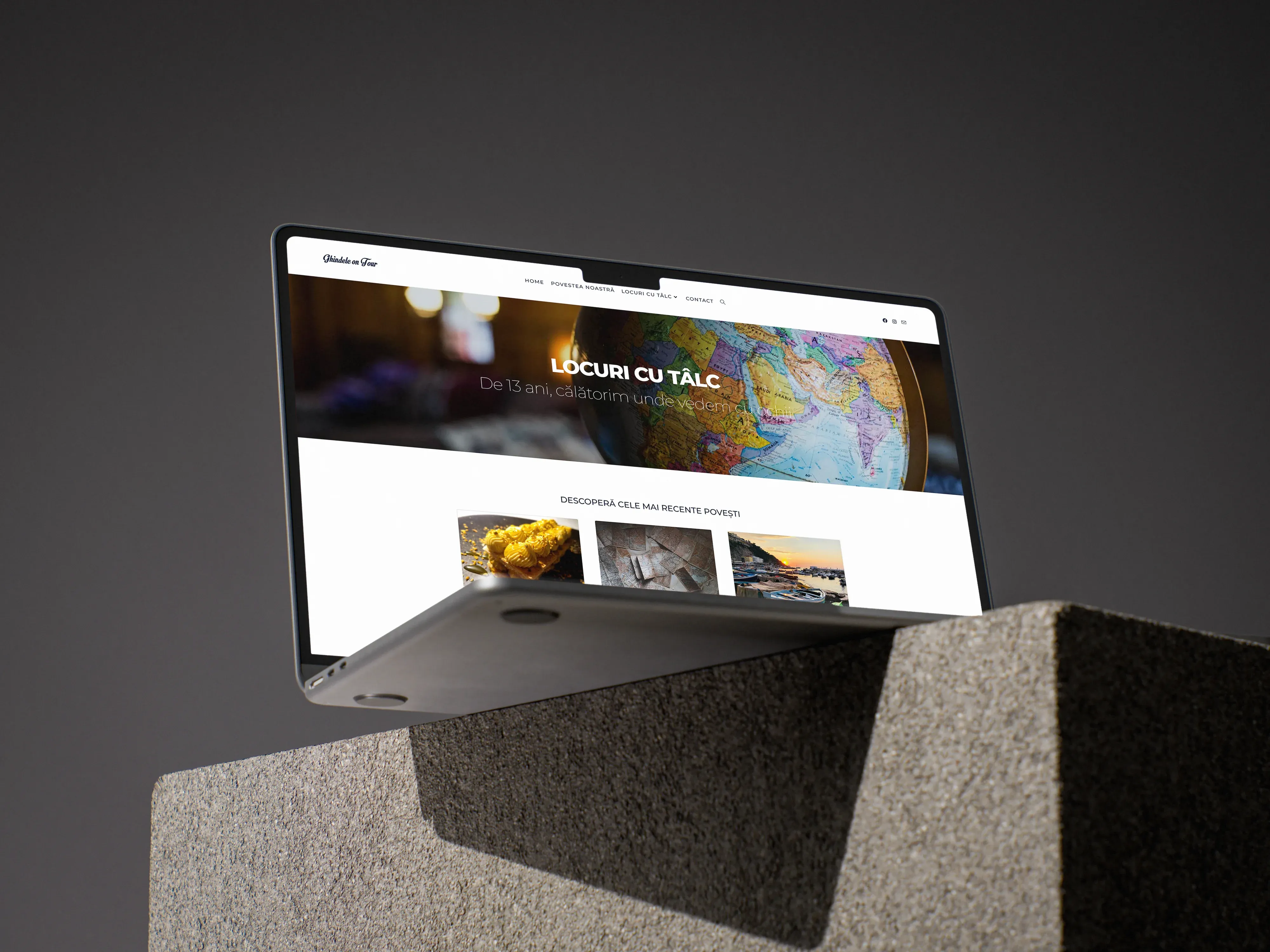 Screenshot website 3 pentru Ghindele On Tour