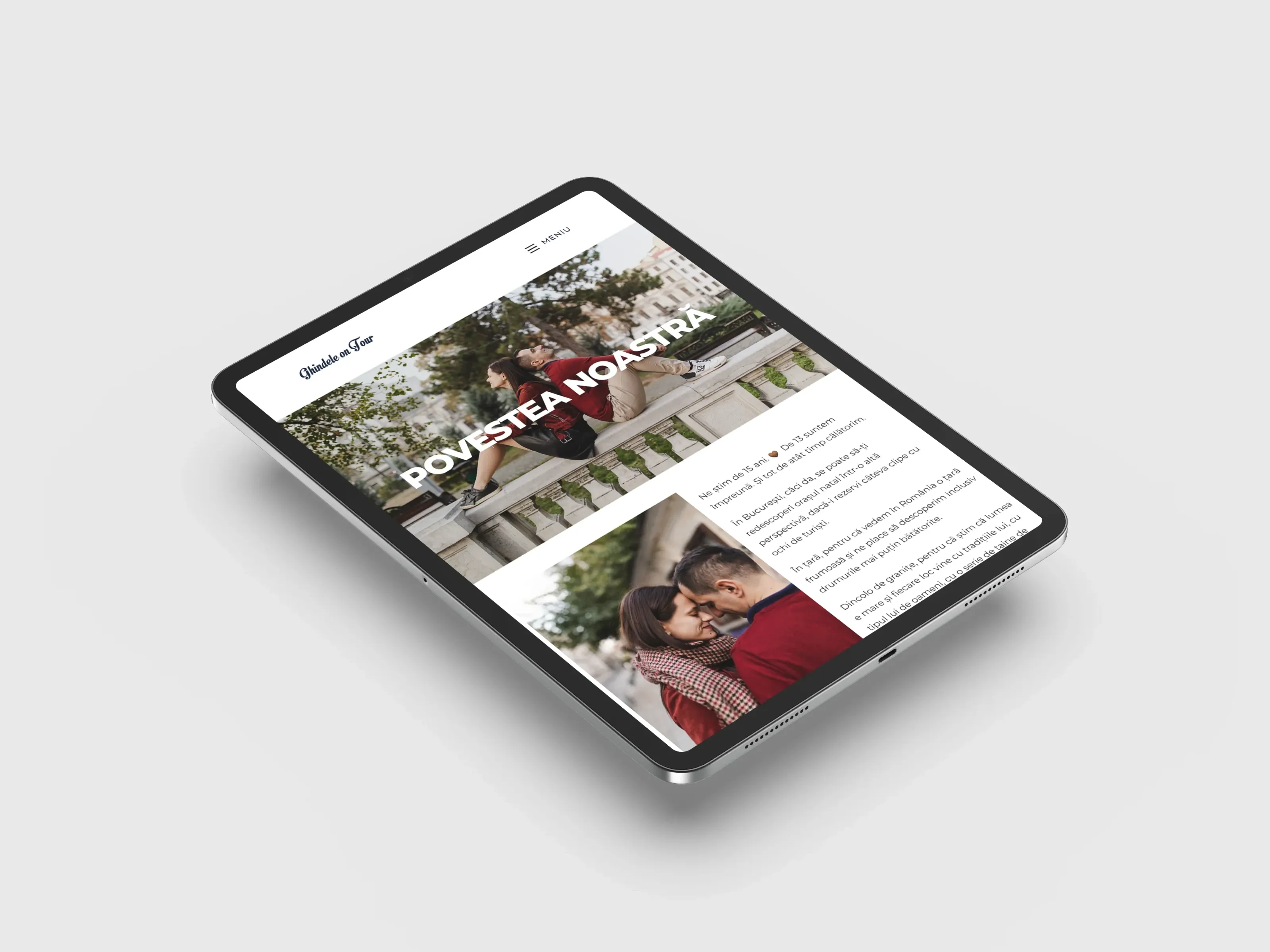 Screenshot website 5 pentru Ghindele On Tour