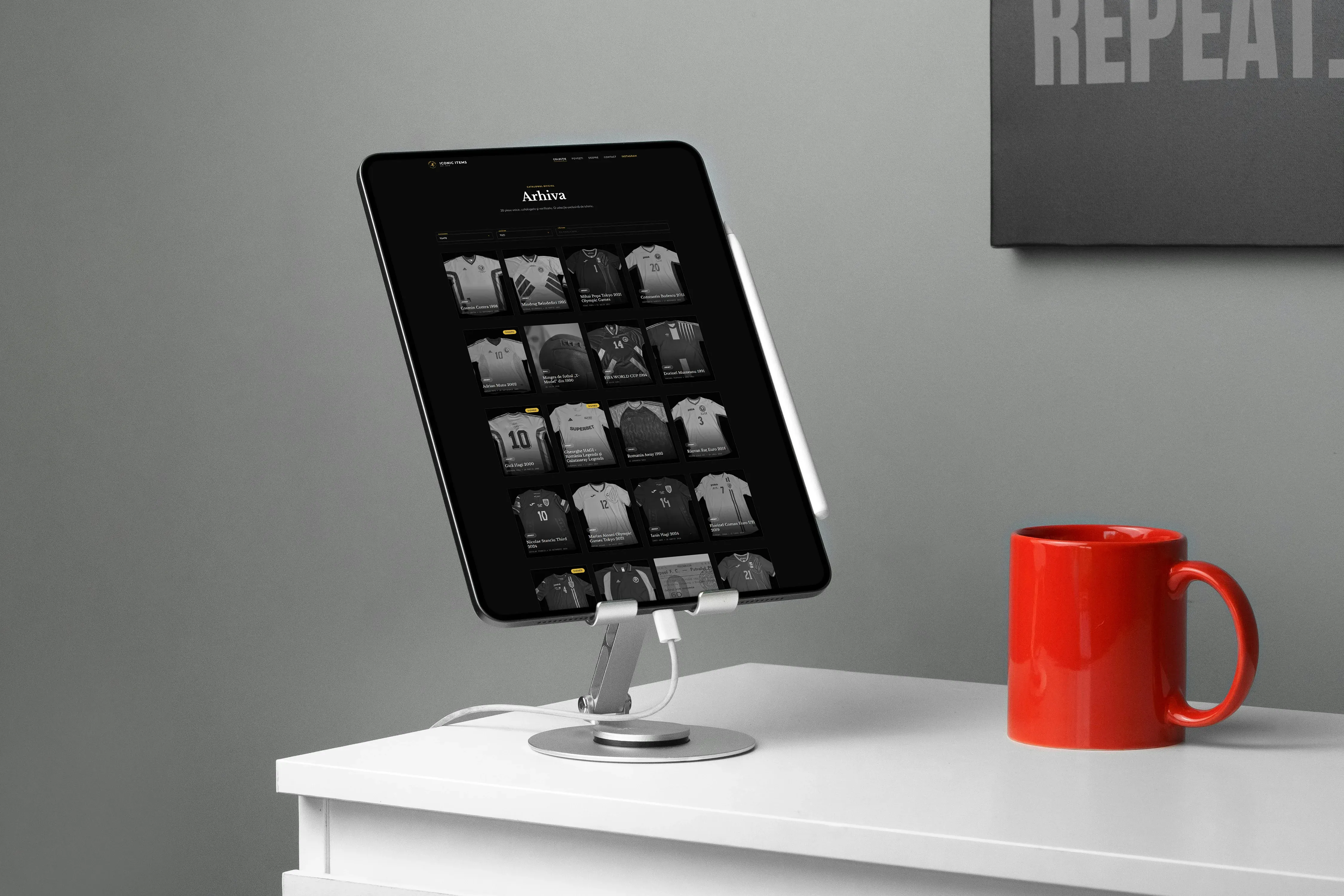 IconicItems pe Tabletă