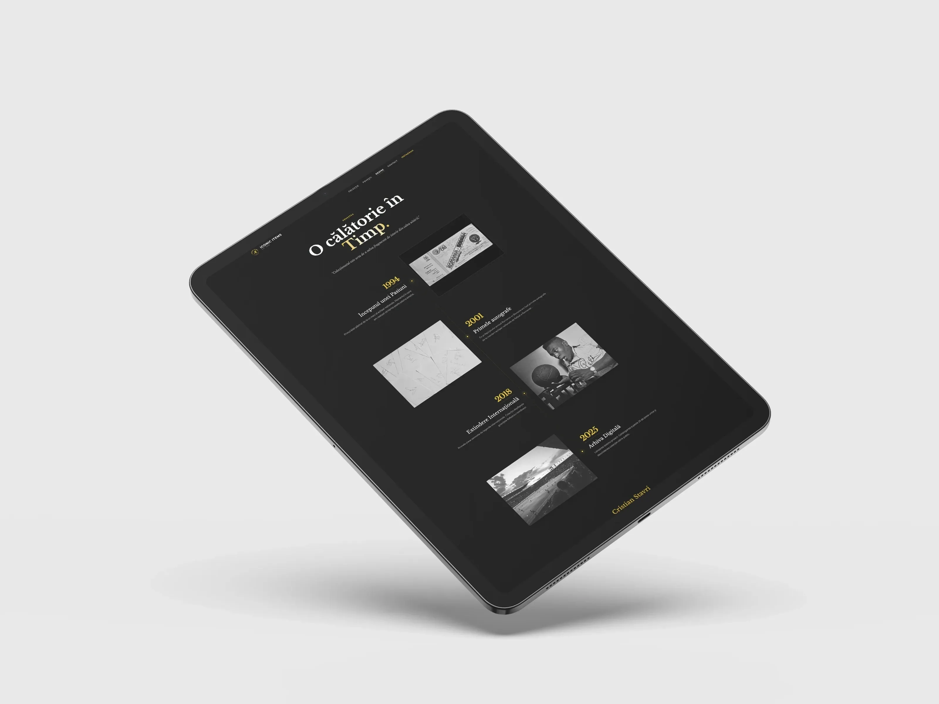 IconicItems pe Tabletă