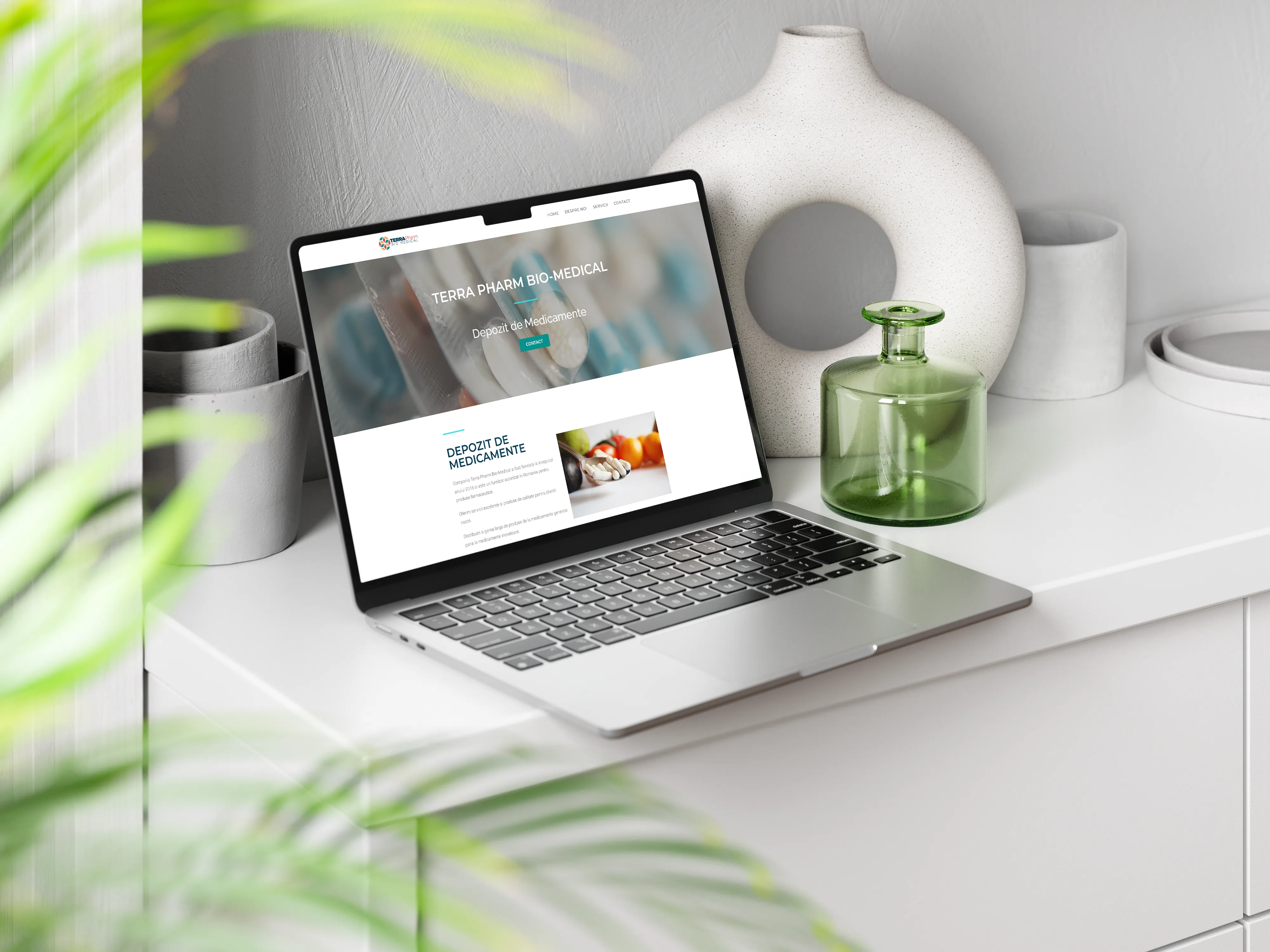 Screenshot website 1 pentru Terrapharm