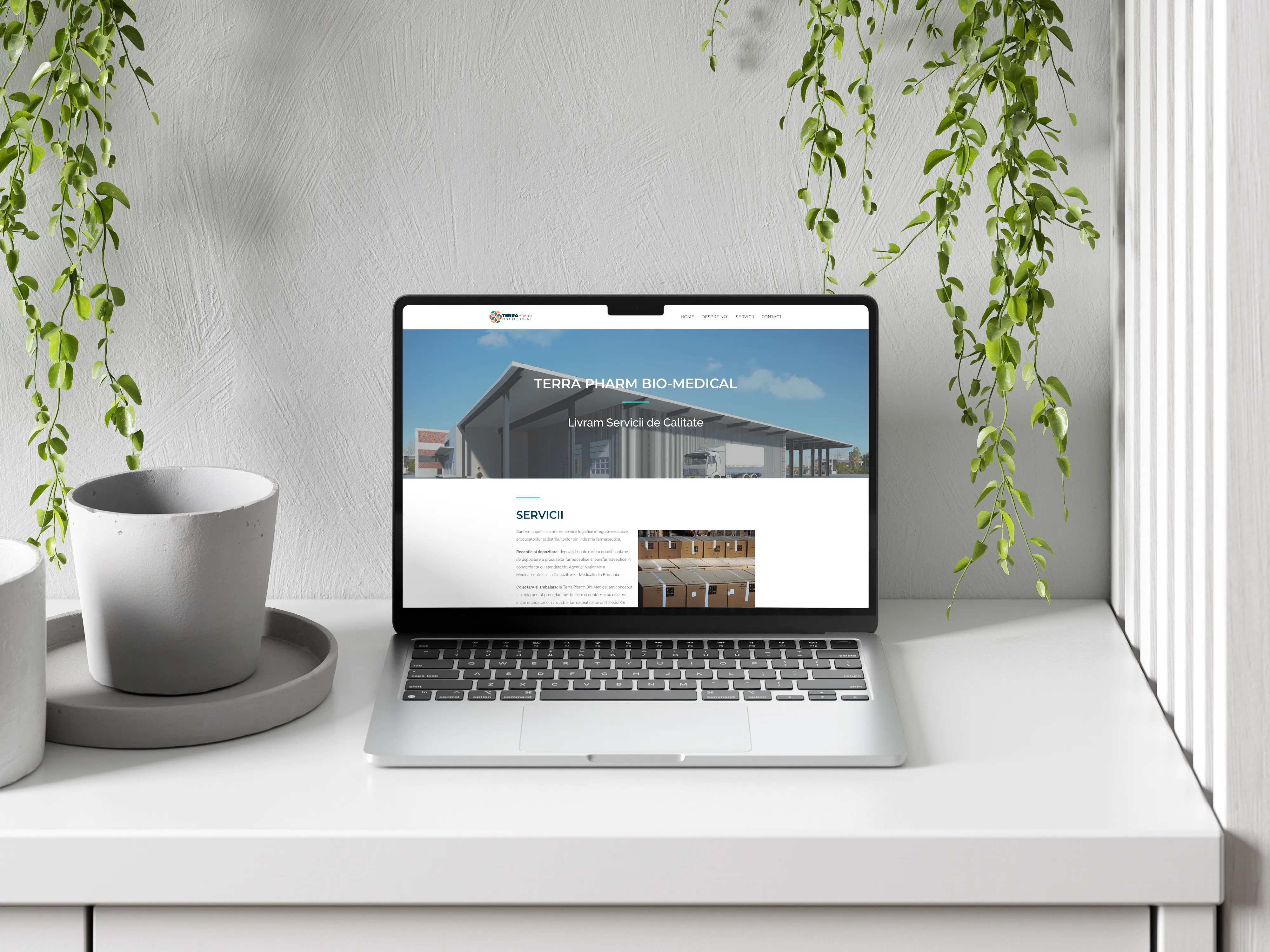 Screenshot website 2 pentru Terrapharm