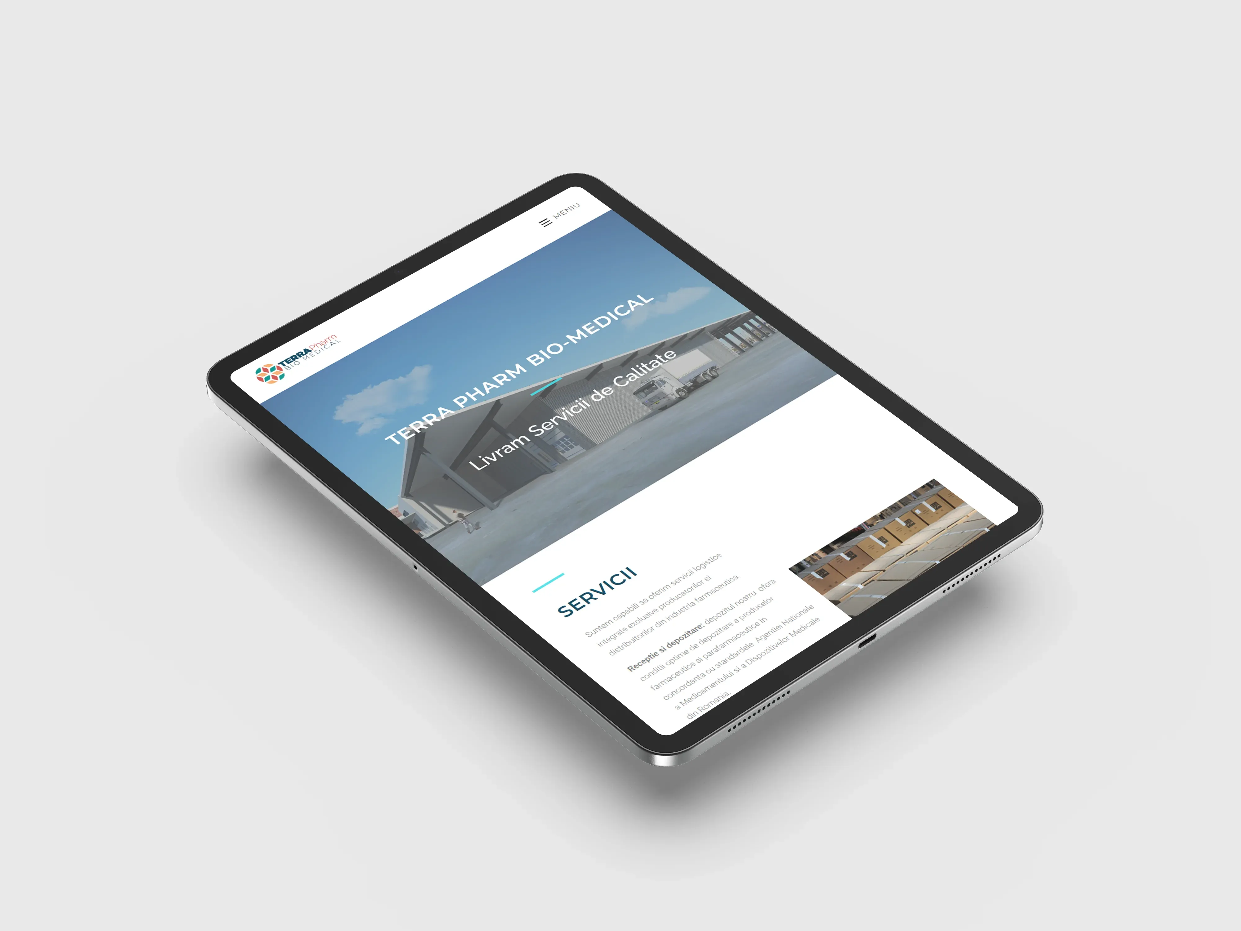 Screenshot website 5 pentru Parteneriat de 8 Ani: Succesul Continuu al Terrapharm Bio