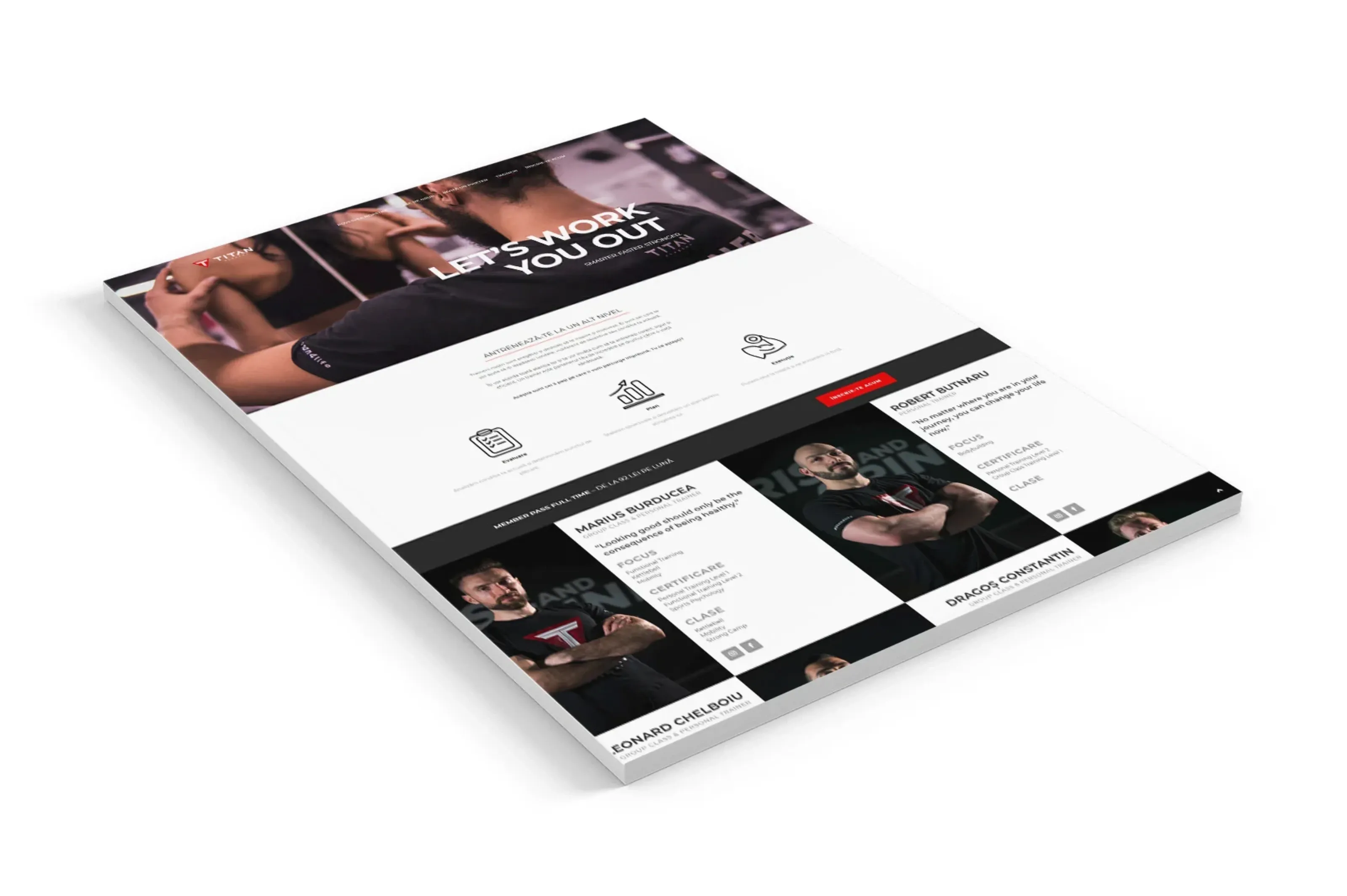 Screenshot website 6 pentru Titan Academy