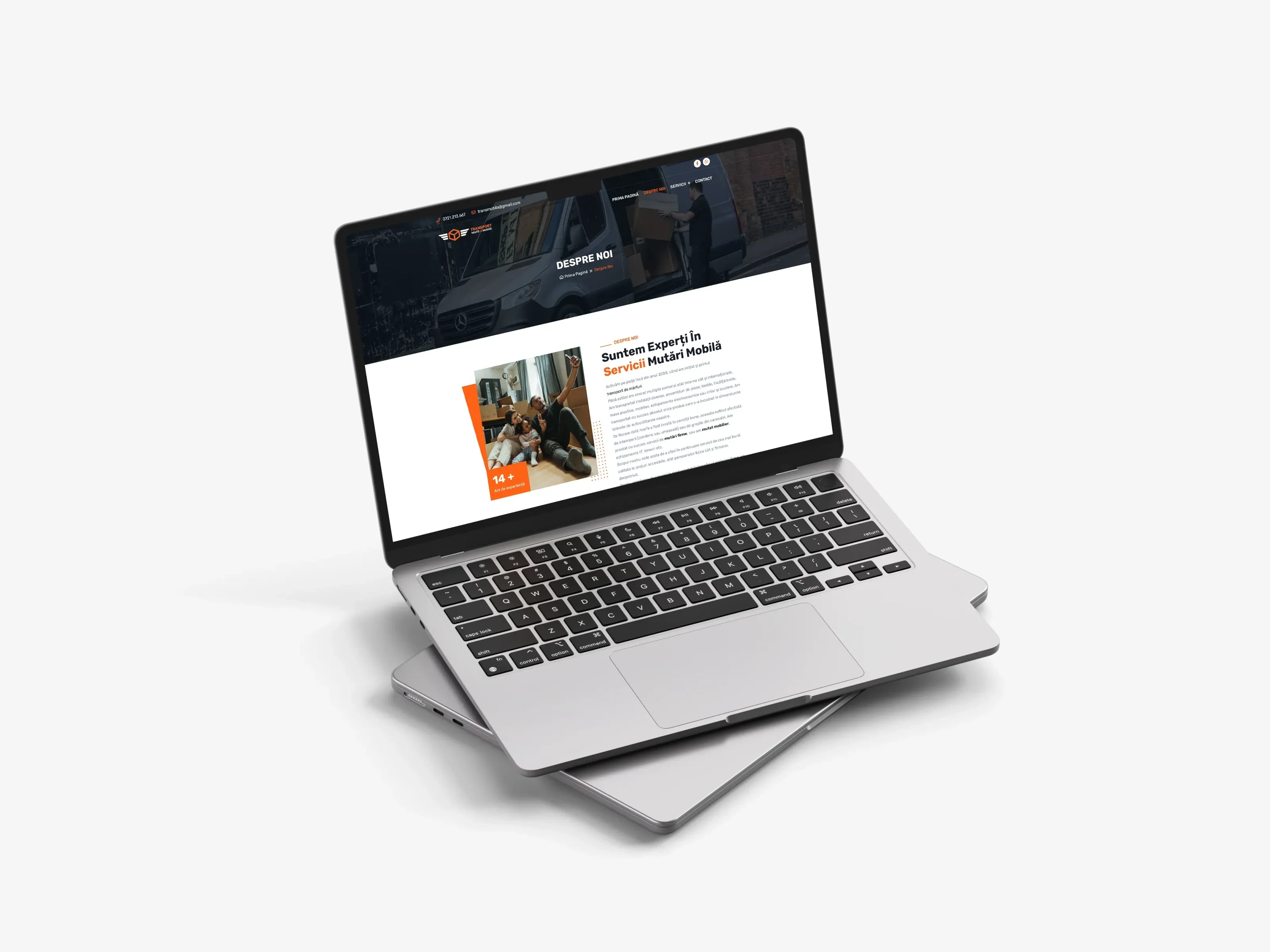 Screenshot website 2 pentru Modernizare Site pentru Transport Marfă Mobilă