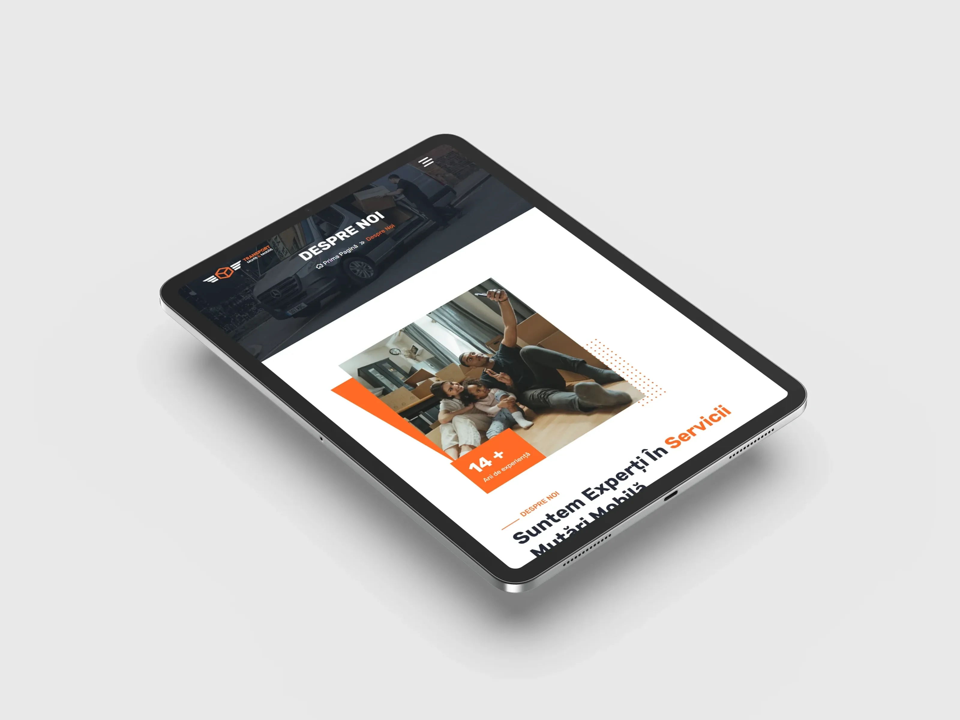 Screenshot website 5 pentru Modernizare Site pentru Transport Marfă Mobilă