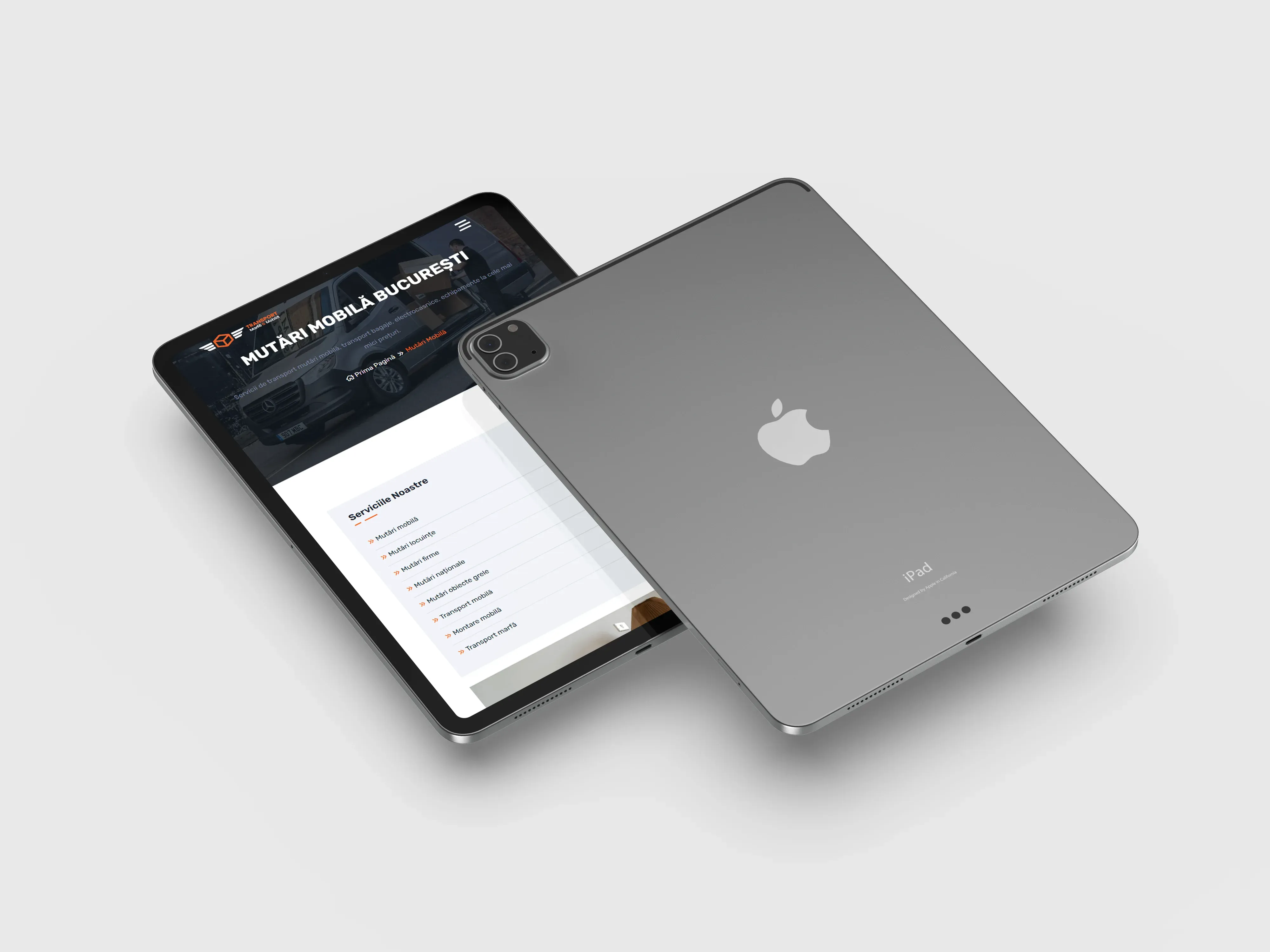 Screenshot website 6 pentru Modernizare Site pentru Transport Marfă Mobilă